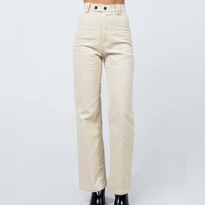 Corduroy Straight Leg Pants